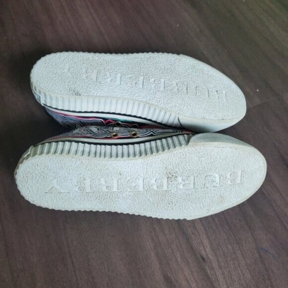 Burberry Kingly Colourful Low Top Sneakers Size 9 - Picture 8 of 16